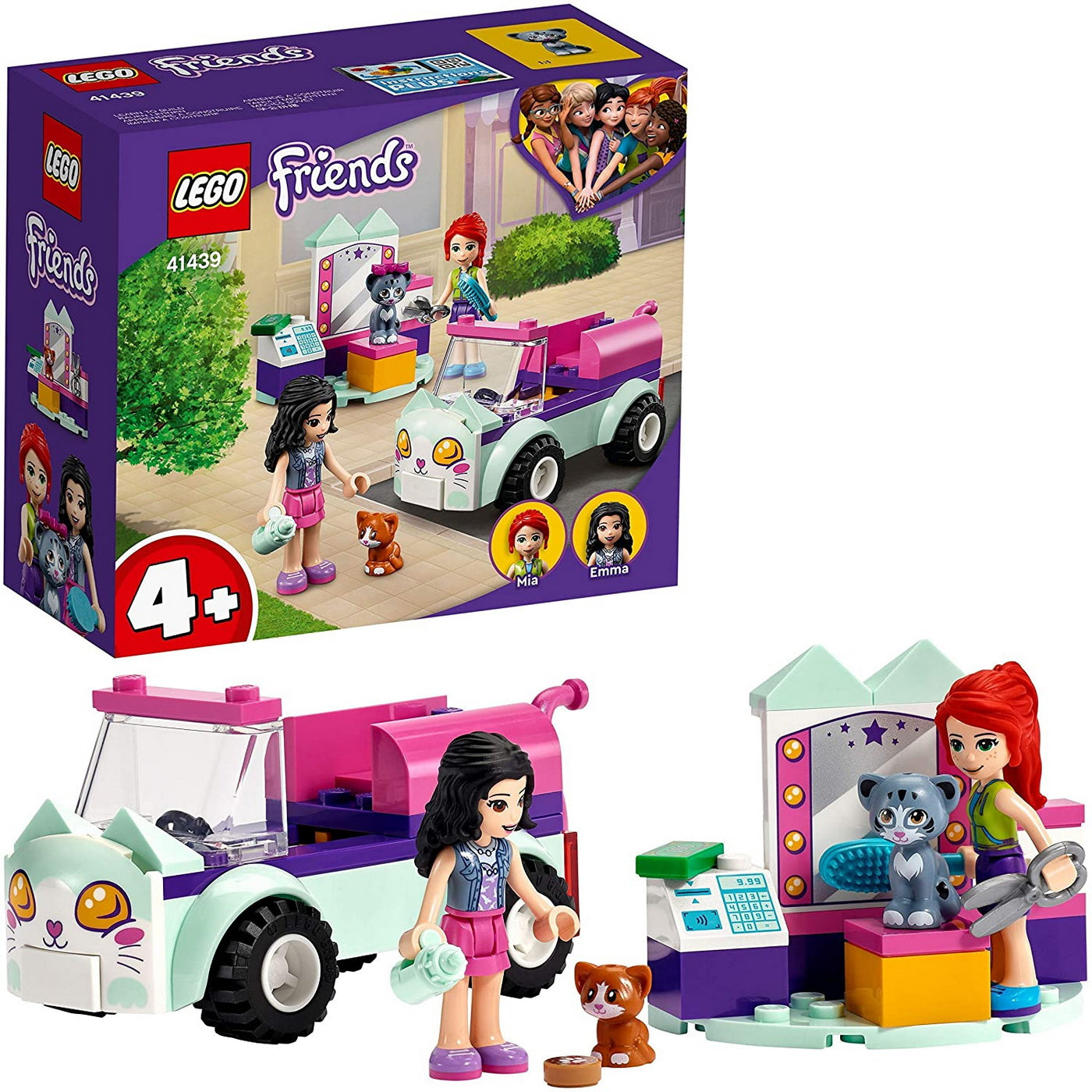 Lego friends masina pentru ingrijirea pisicilor 41439