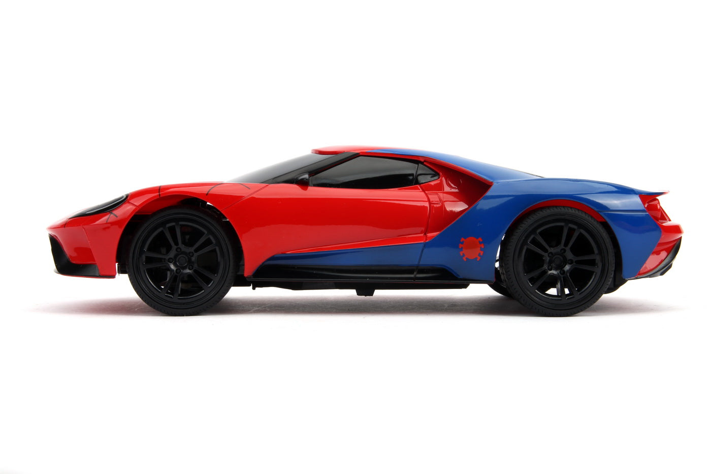 Masinuta radiocomandata spiderman 2017 ford gt scara 1 la 16