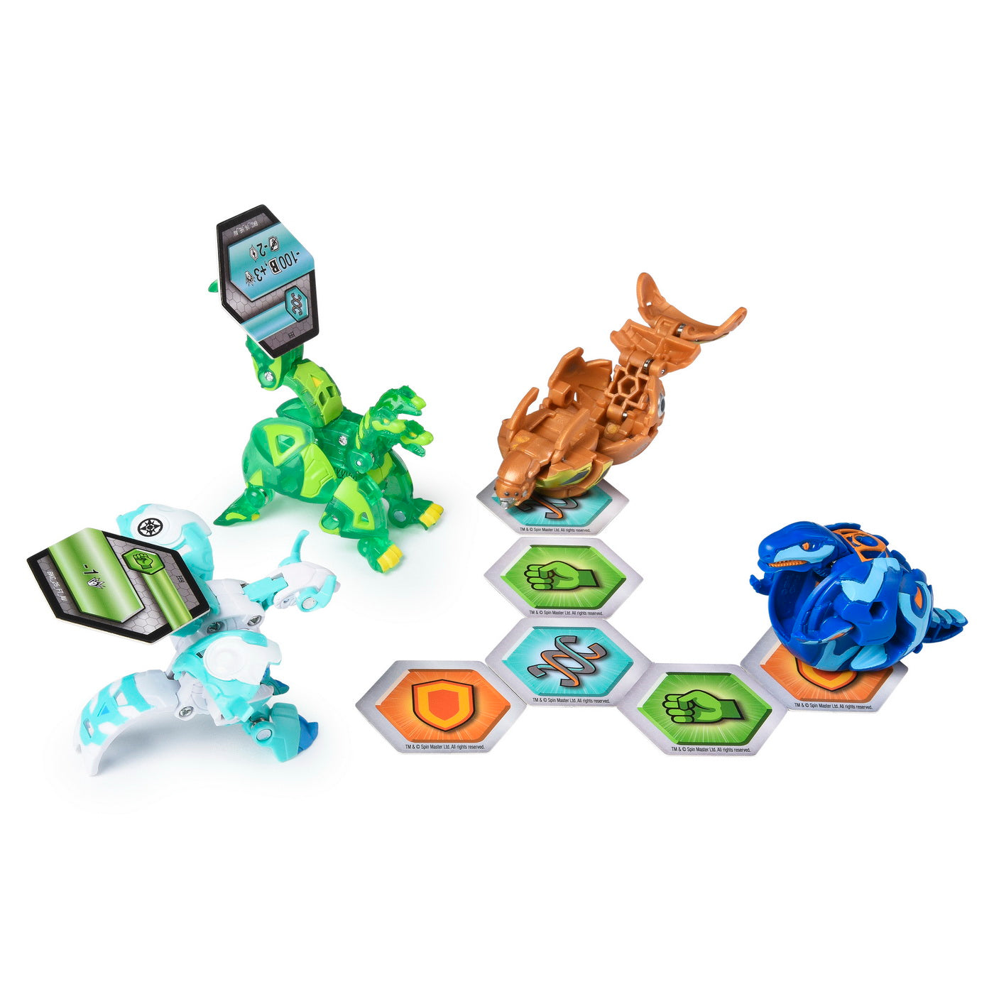 Bakugan s2 set de lupta ultra howlkor si eenoch cu baku-gear