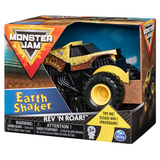 Monster jam metalica seria roar scara 1 la 43 earth shaker