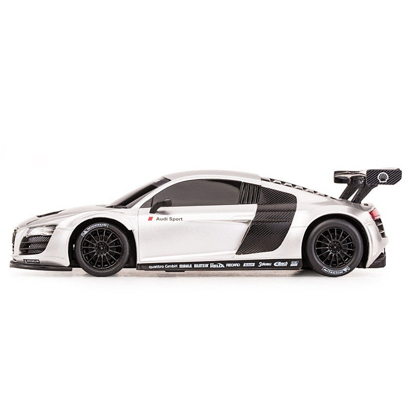 Masinuta metalica audi r8 argintie scara 1 la 24