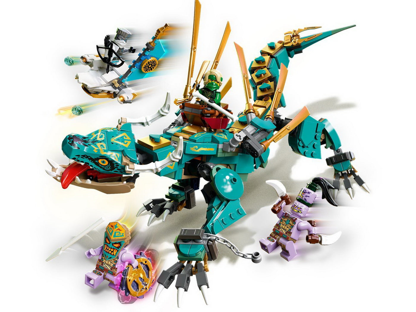 Lego ninjago dragon de jungla 71746