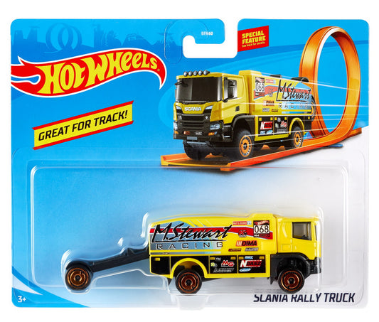 Hot wheels camion scania rally truck