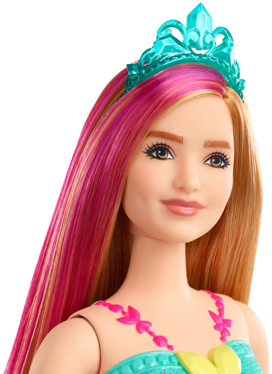 Barbie papusa printesa dreamtopia cu coronita albastra