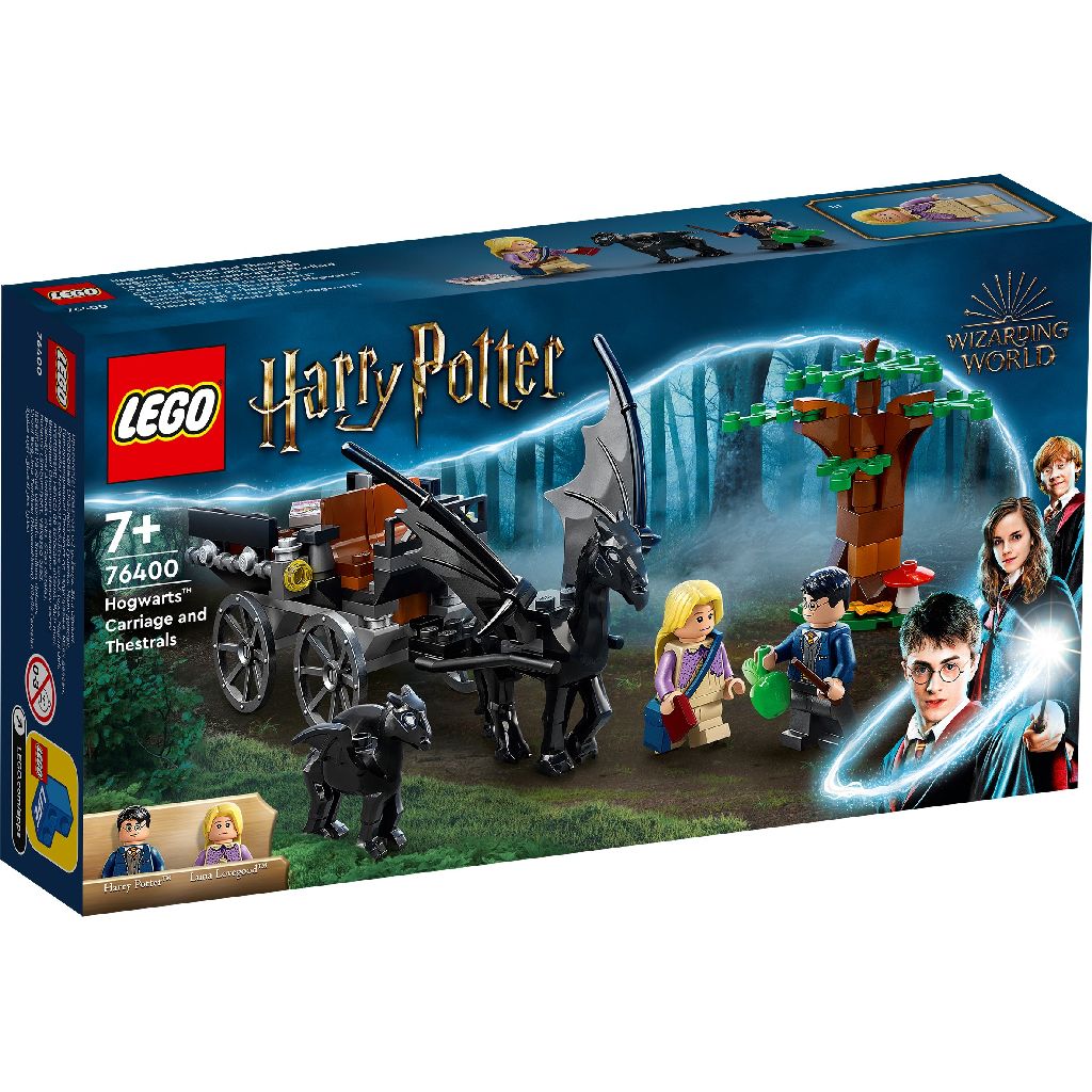 Lego harry potter trasura si caii thestral de la hogwarts 76400