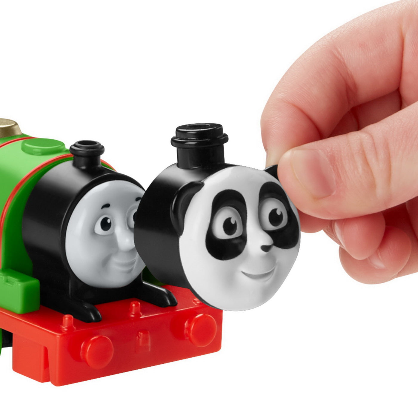 Thomas locomotiva motorizata safari panda percy