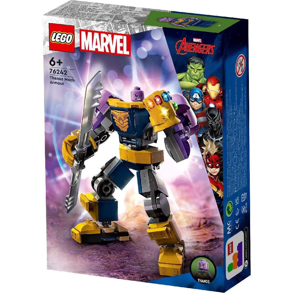 Lego super heroes armura de robot a lui thanos 76242