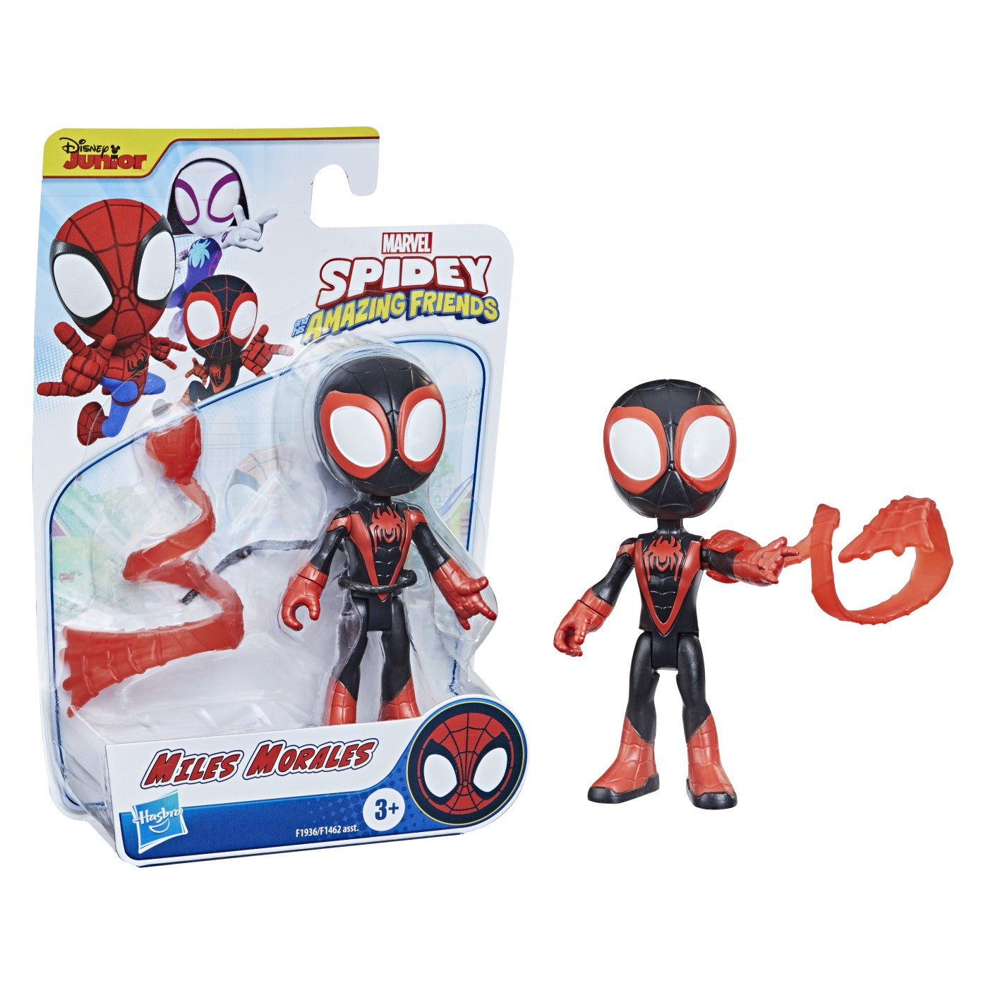 Spidey prietenii extraordinari figurina miles morales 10cm