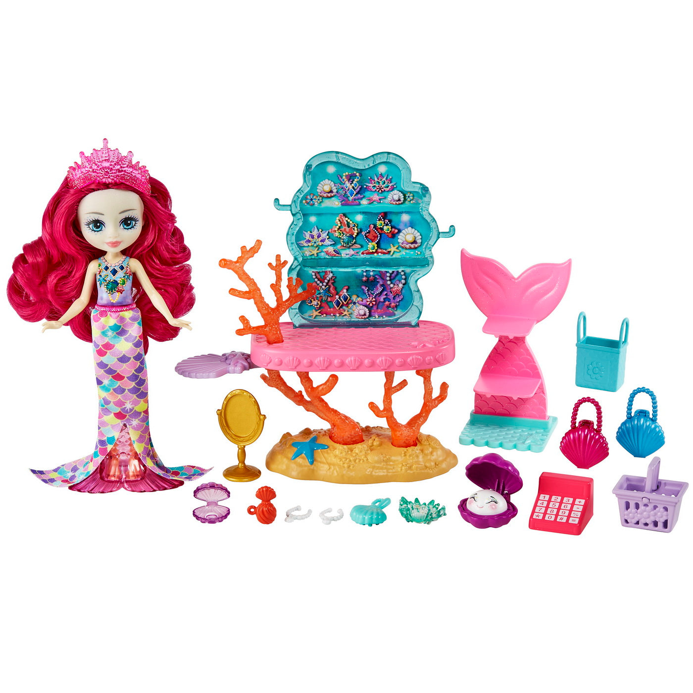 Enchantimals set papusa cu mobilier ocean kingdom