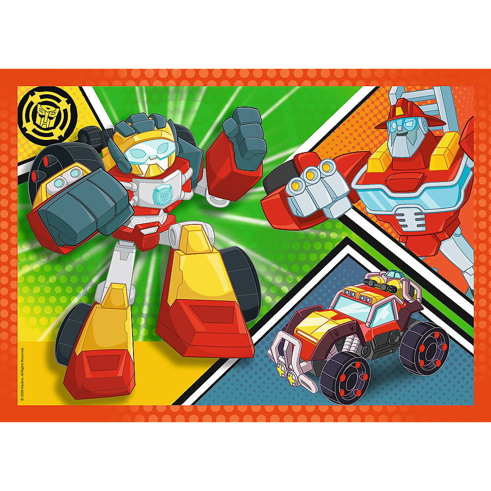 Puzzle trefl 4in1 academia robotilor transformers