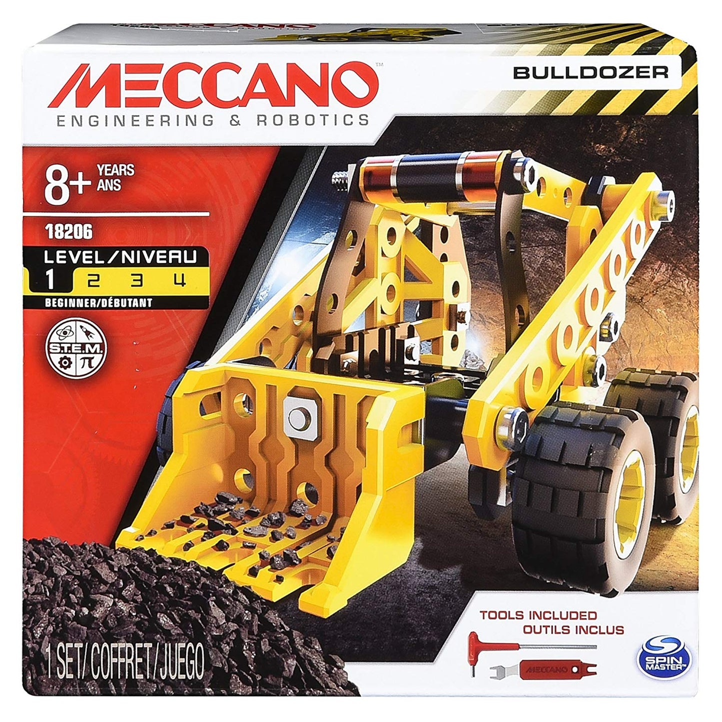 Meccano kit buldozer