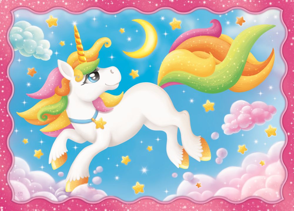 Puzzle trefl 4in1 lumea minunata a unicornilor