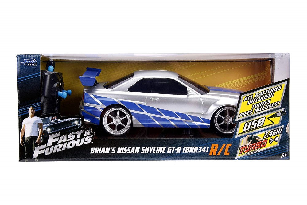 Fast and furious rc nissan skyline gtr scara 1 la 16