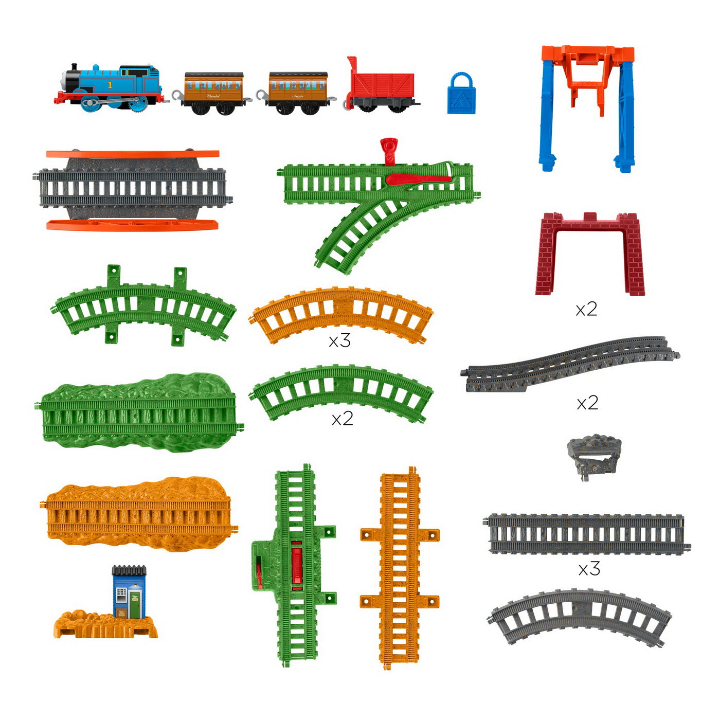 Thomas set motorizat 3in1