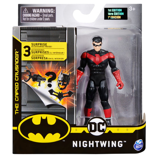 Figurina nightwing10cm articulata cu 3 accesorii surpriza