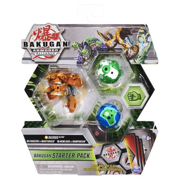 Bakugan s2 pachet de start howlkor fangzor si sairus ultra