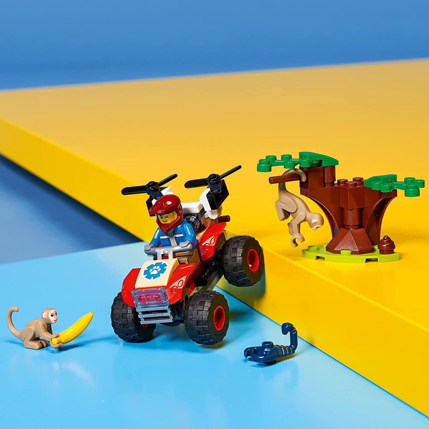 Lego city atv de salvare a animalelor salbatice 60300