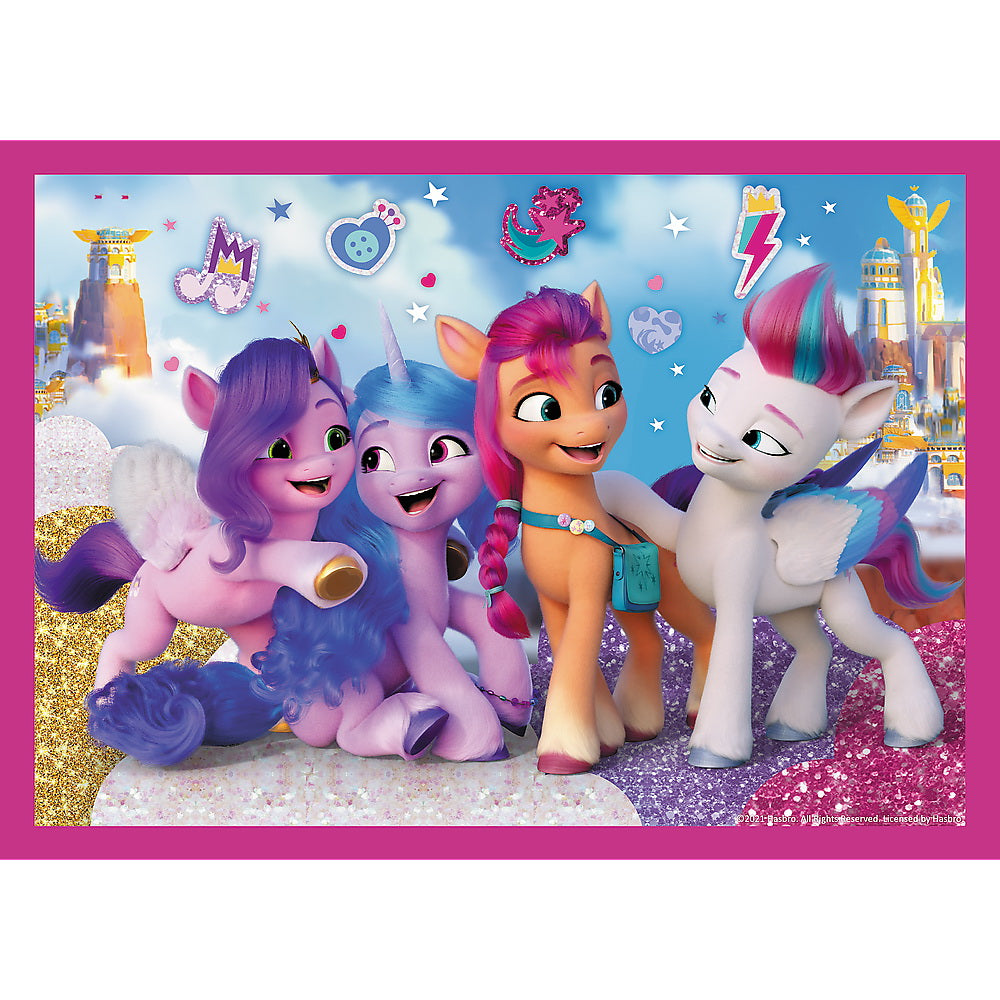 Puzzle trefl 4in1 my little pony - poneii colorati