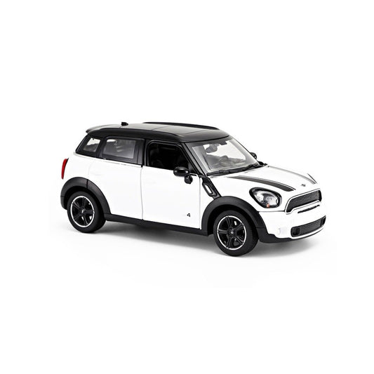 Masinuta metalica minicooper alba scara 1 la 24