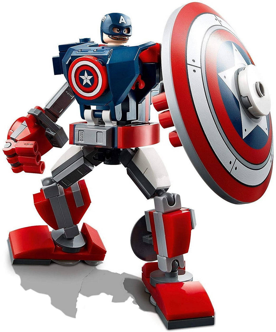 Lego super heroes armura de robot capitanul america 76168