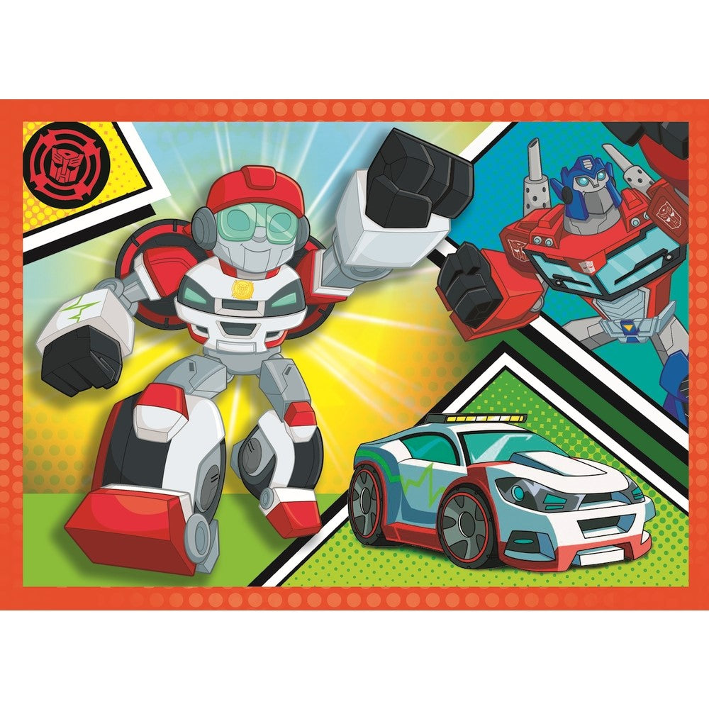 Puzzle trefl 4in1 academia transformers