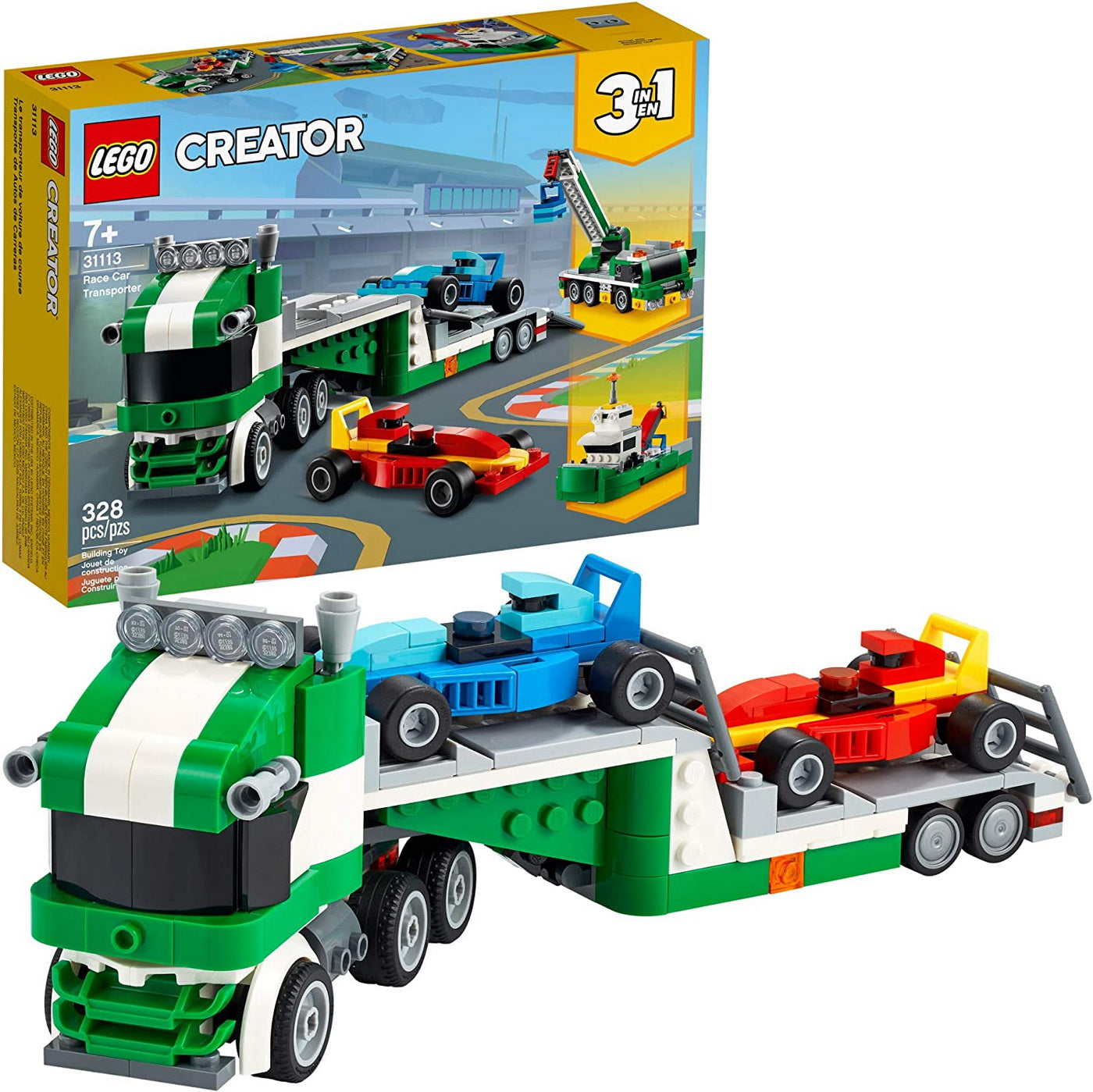 Lego creator transportor de masini de curse 31113