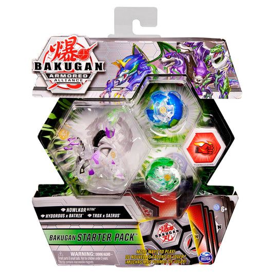 Bakugan s2 pachet de start trox hydorous si howlkor ultra