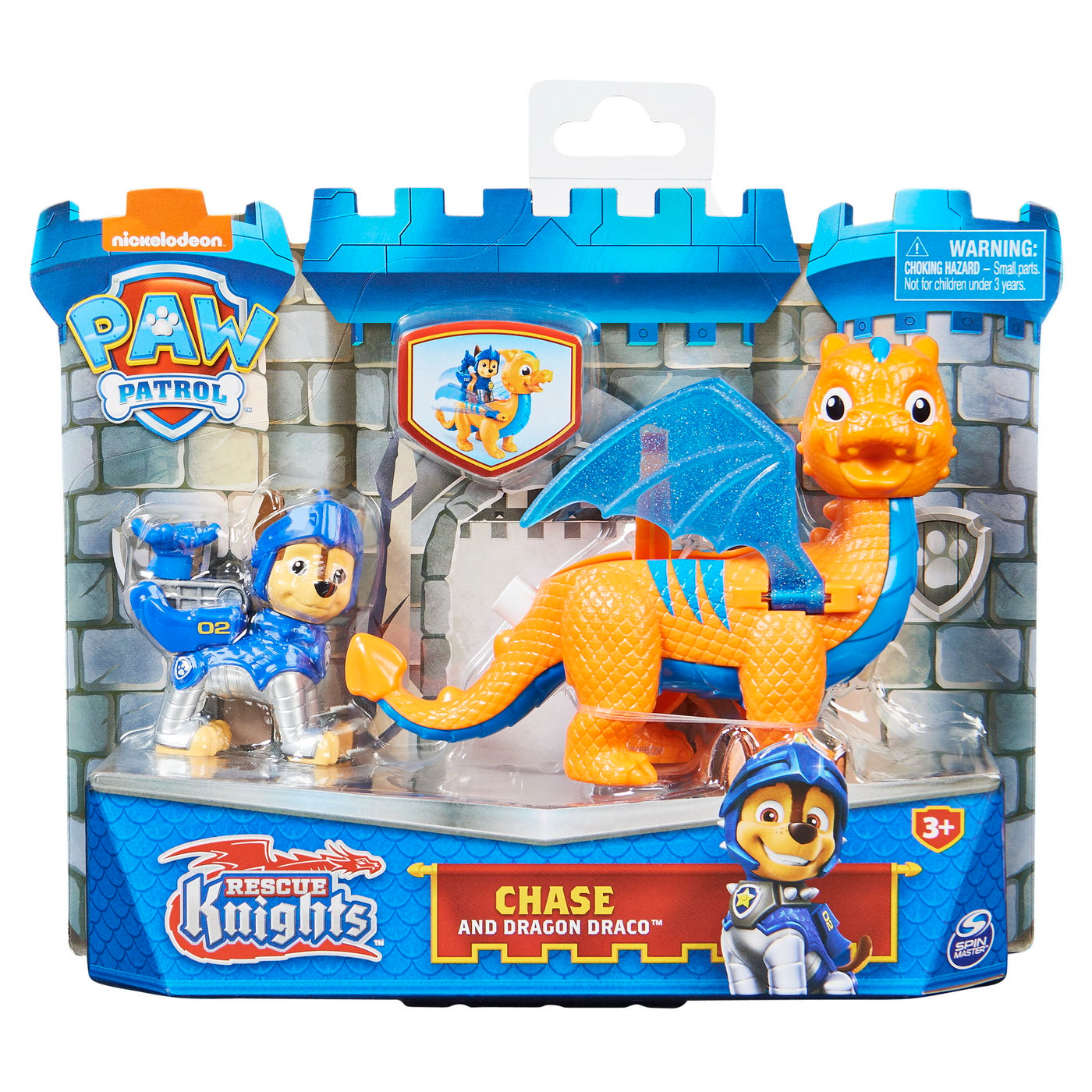 Patrula catelusilor minifigurine chase si dragon draco