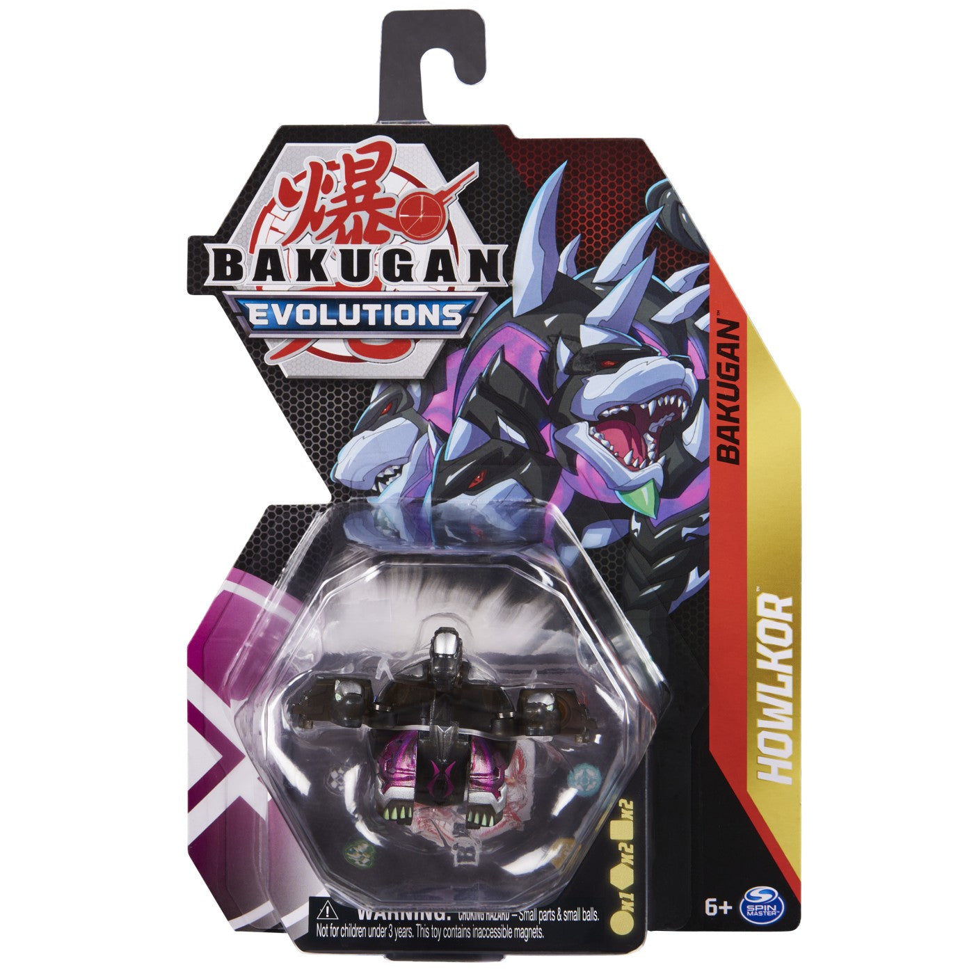 Bakugan s4 bila clasica howlkor negru