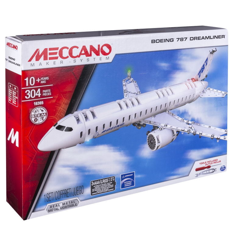 Meccano avion boeing 787