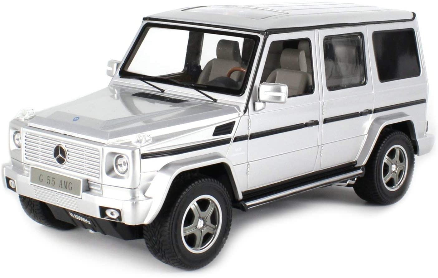 Masina cu telecomanda mercedes-benz g55 gri cu scara 1 la 24