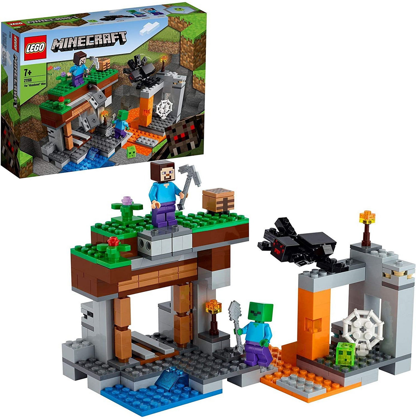 Lego minecraft mina abandonata 21166