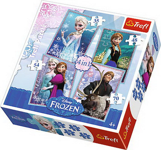 Puzzle trefl 4in1 frozen