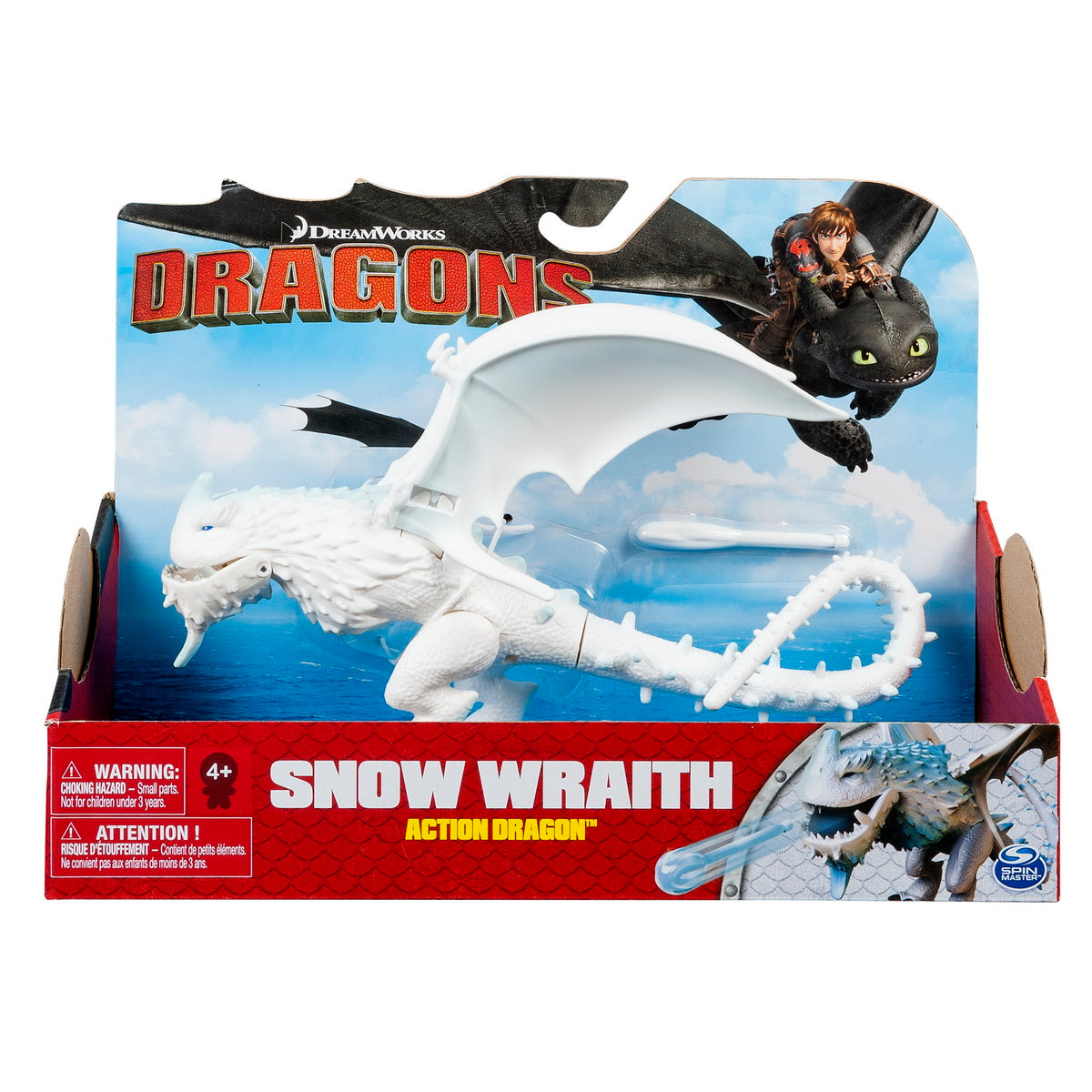 Dragon in actiune snow wraith