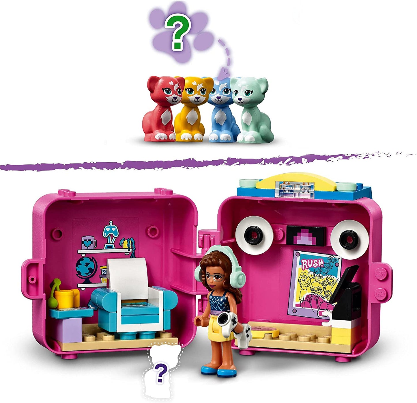 Lego friends cubul de jocuri al oliviei 41667