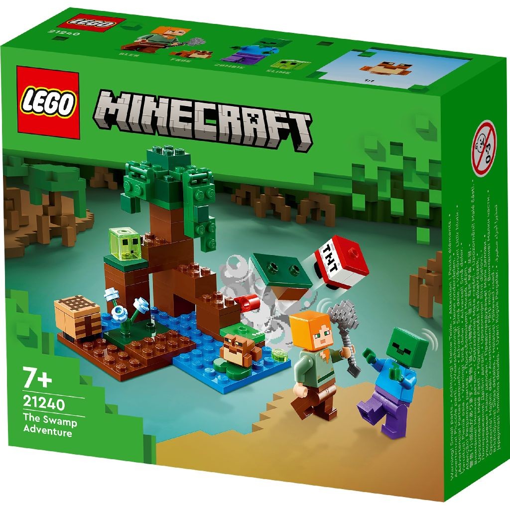 Lego minecraft aventura in mlastina 21240