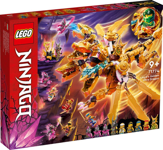 Lego ninjago ultra dragonul auriu al lui lloyd 71774