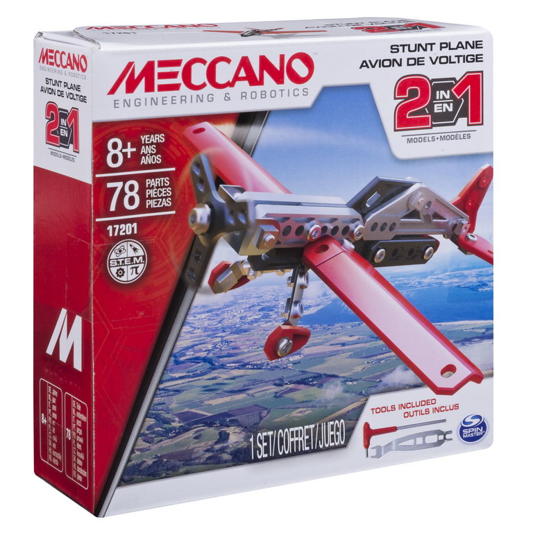 Meccano kit avion 2 in 1