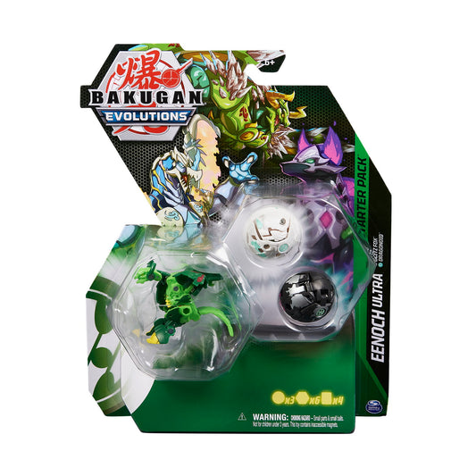 Bakugan pachet starter 3 bakugani s4 eenoch ultra, blitz fox si dragonoid