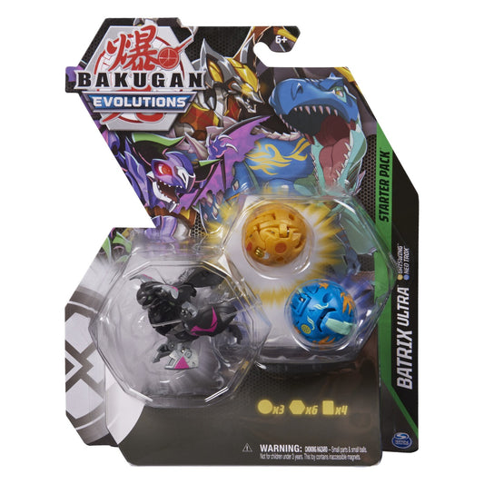 Bakugan pachet starter 3 bakugani s4 batrix ultra, griswing si neo trox