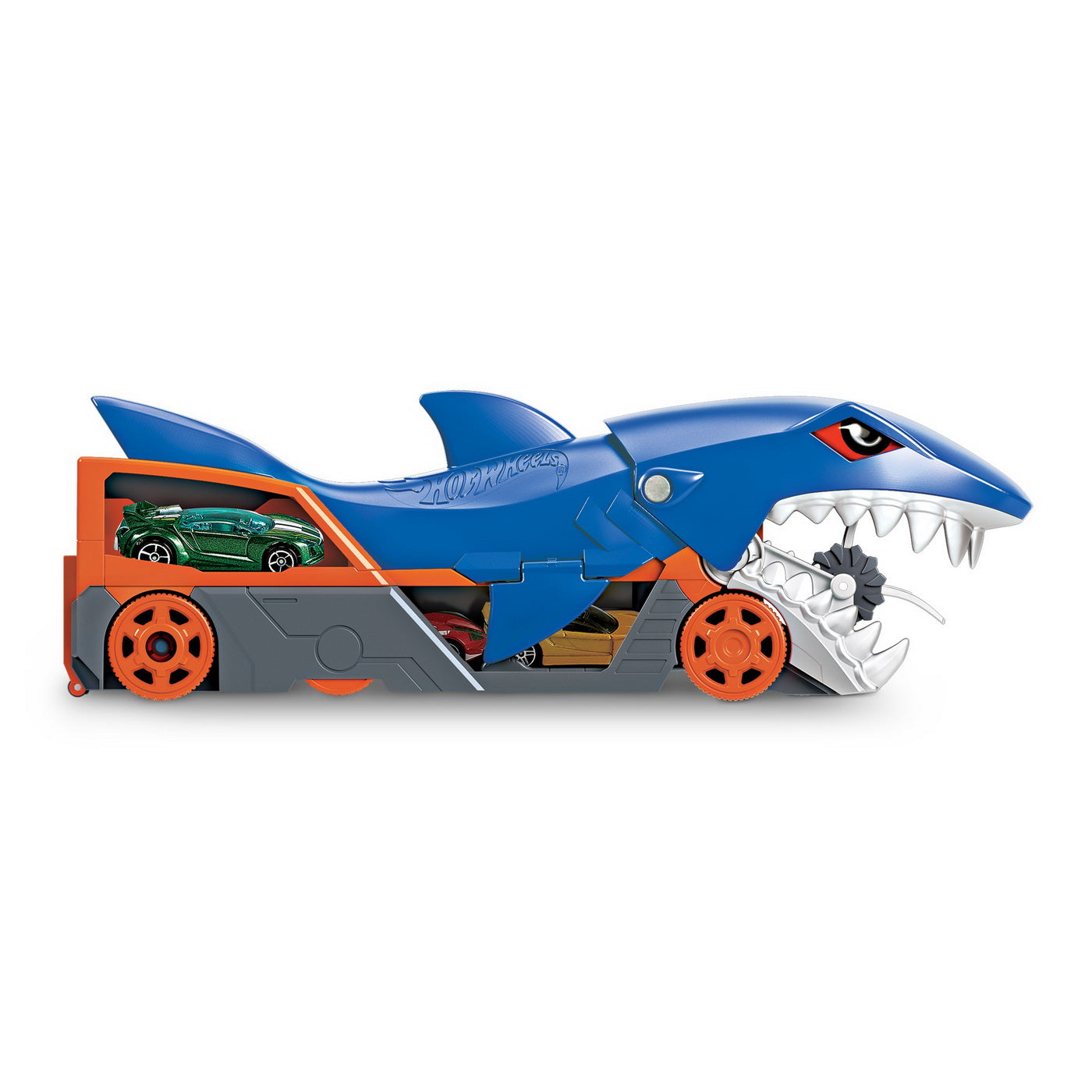 Hot wheels transportator rechin cu masinuta inclusa