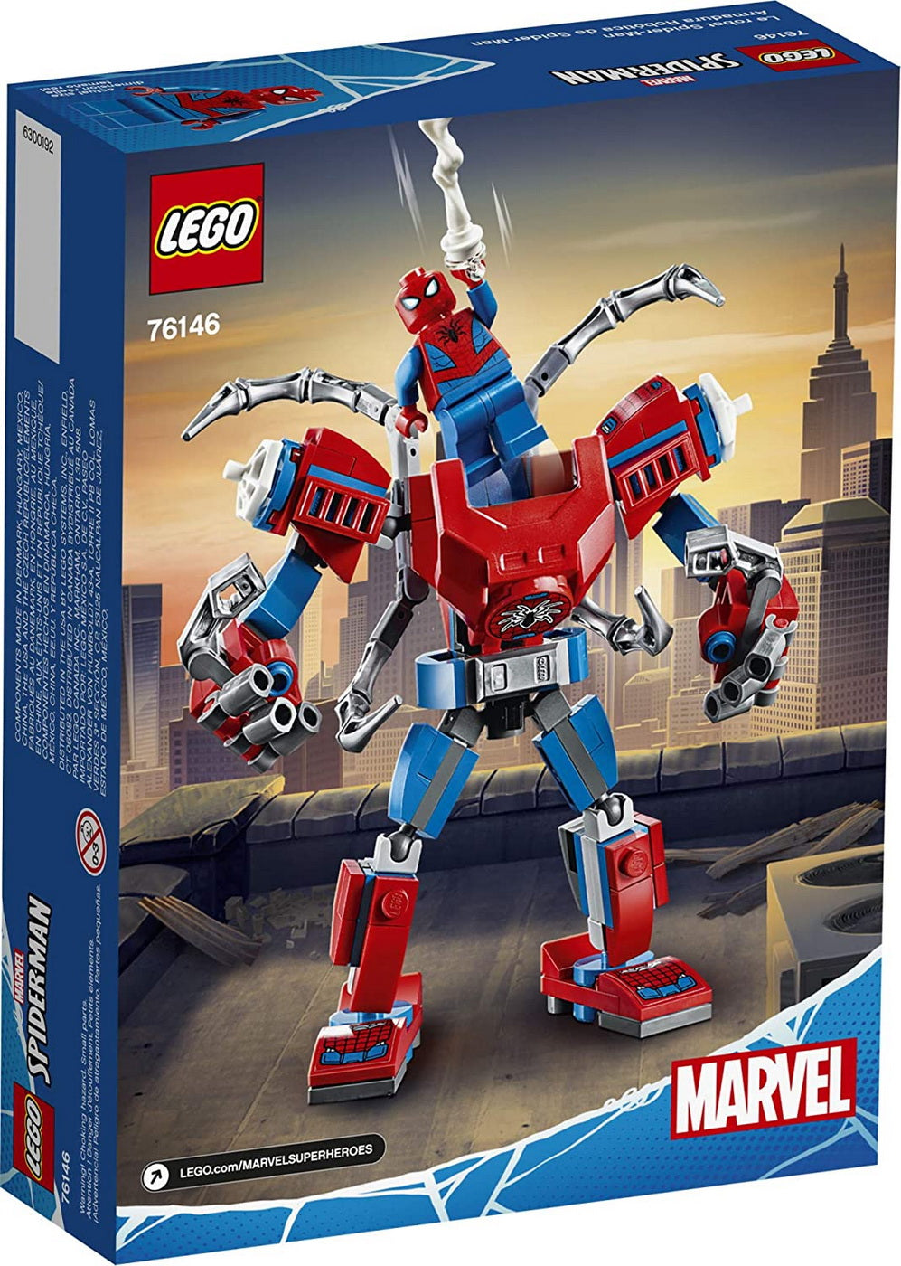 Lego marvel spider-man robot omul paianjen 76146