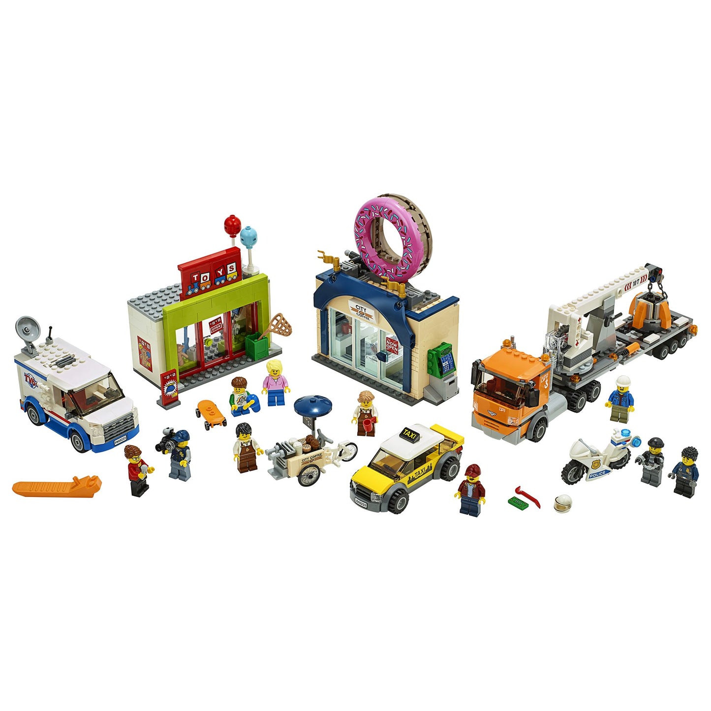 Lego city deschiderea magazinului de gogosi