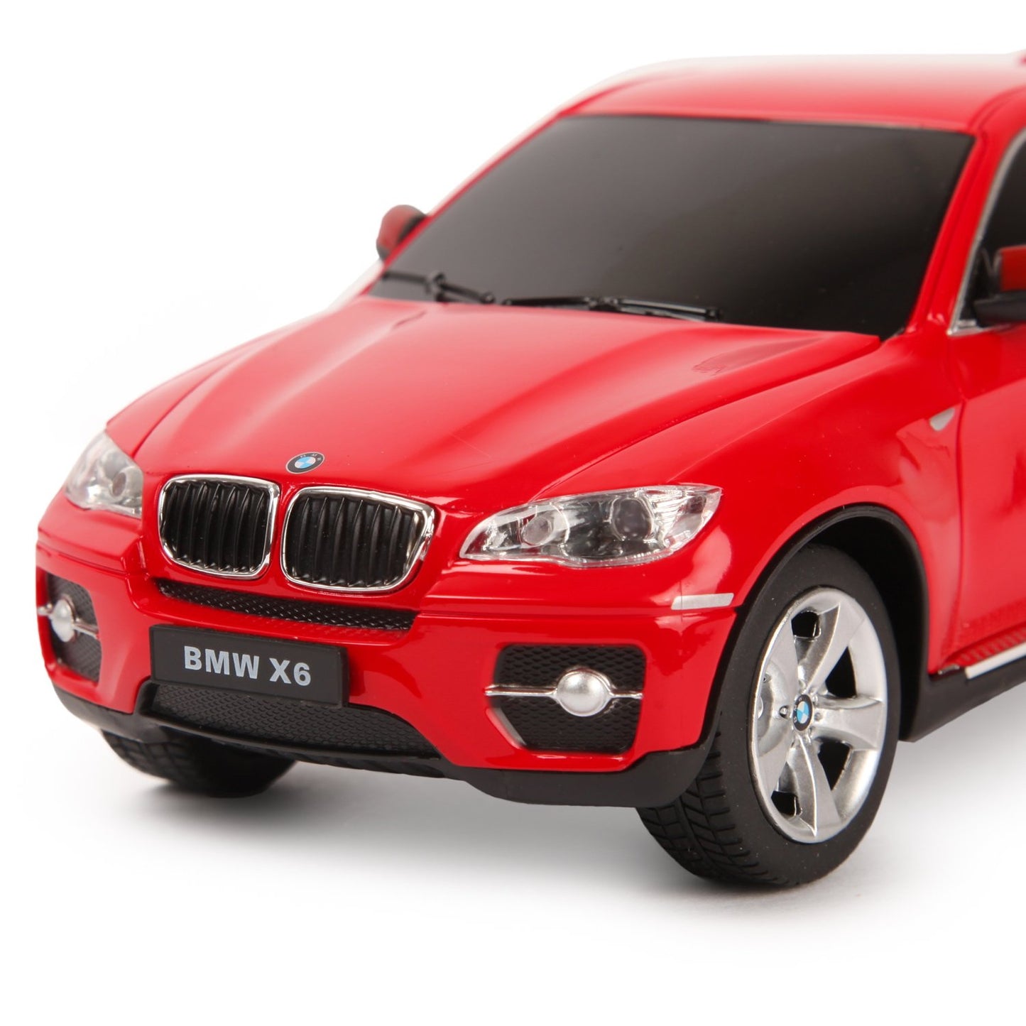 Masina cu telecomanda bmw x6 rosu cu scara 1 la 24