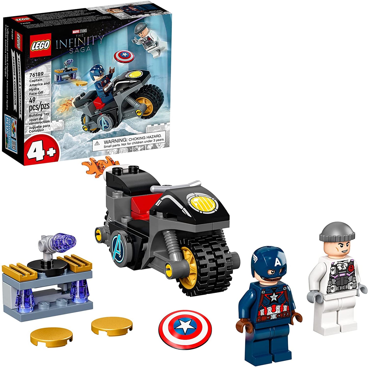 Lego super heroes infruntarea dintre captain america si hydra 76189