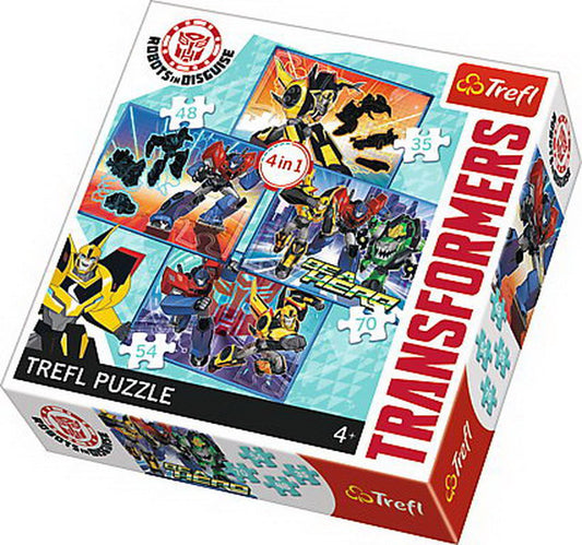 Puzzle trefl 4in1 transformers