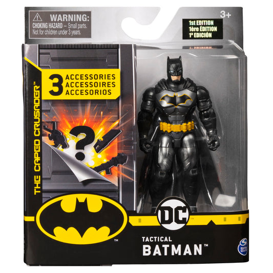 Figurina batman 10cm cu trei accesorii surpriza