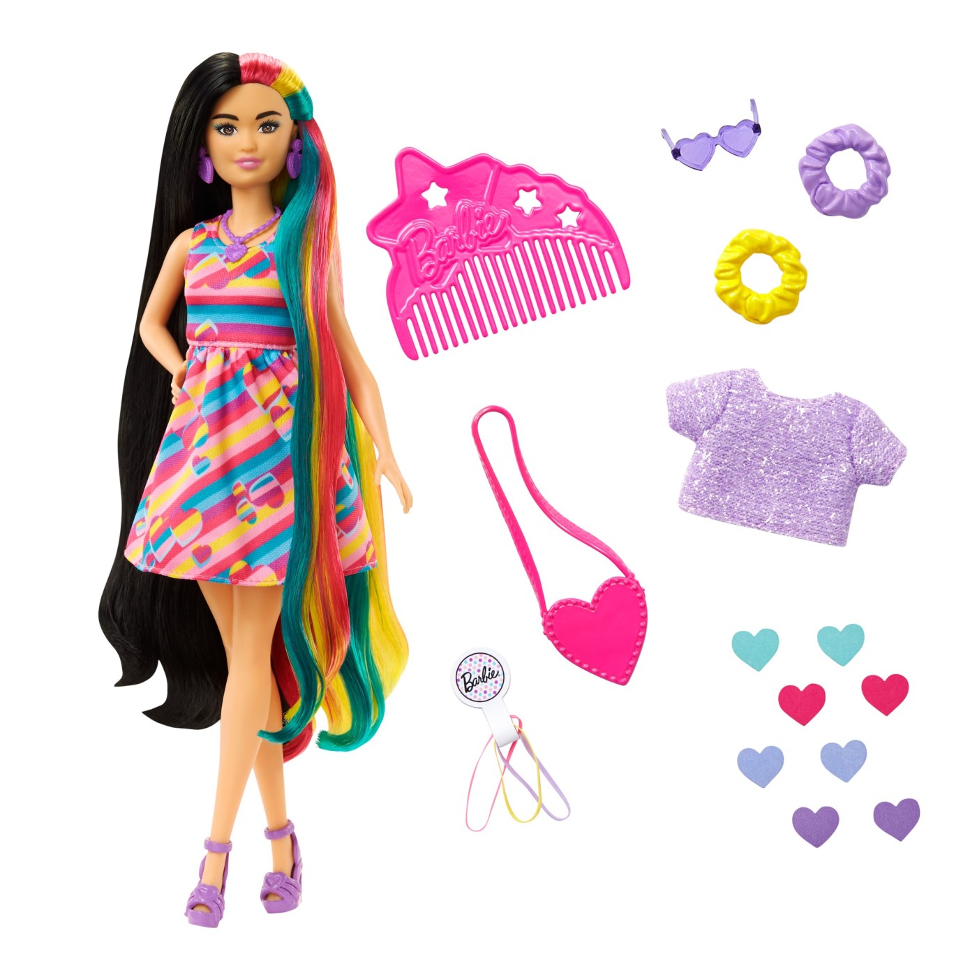 Barbie totally hair papusa barbie bruneta