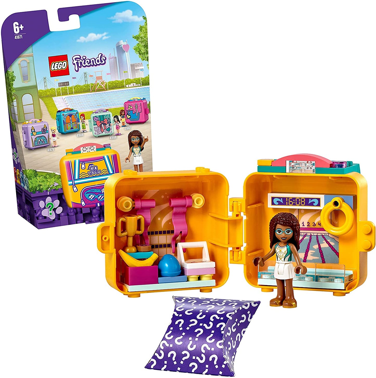 Lego friends cubul de inot al andreei 41671