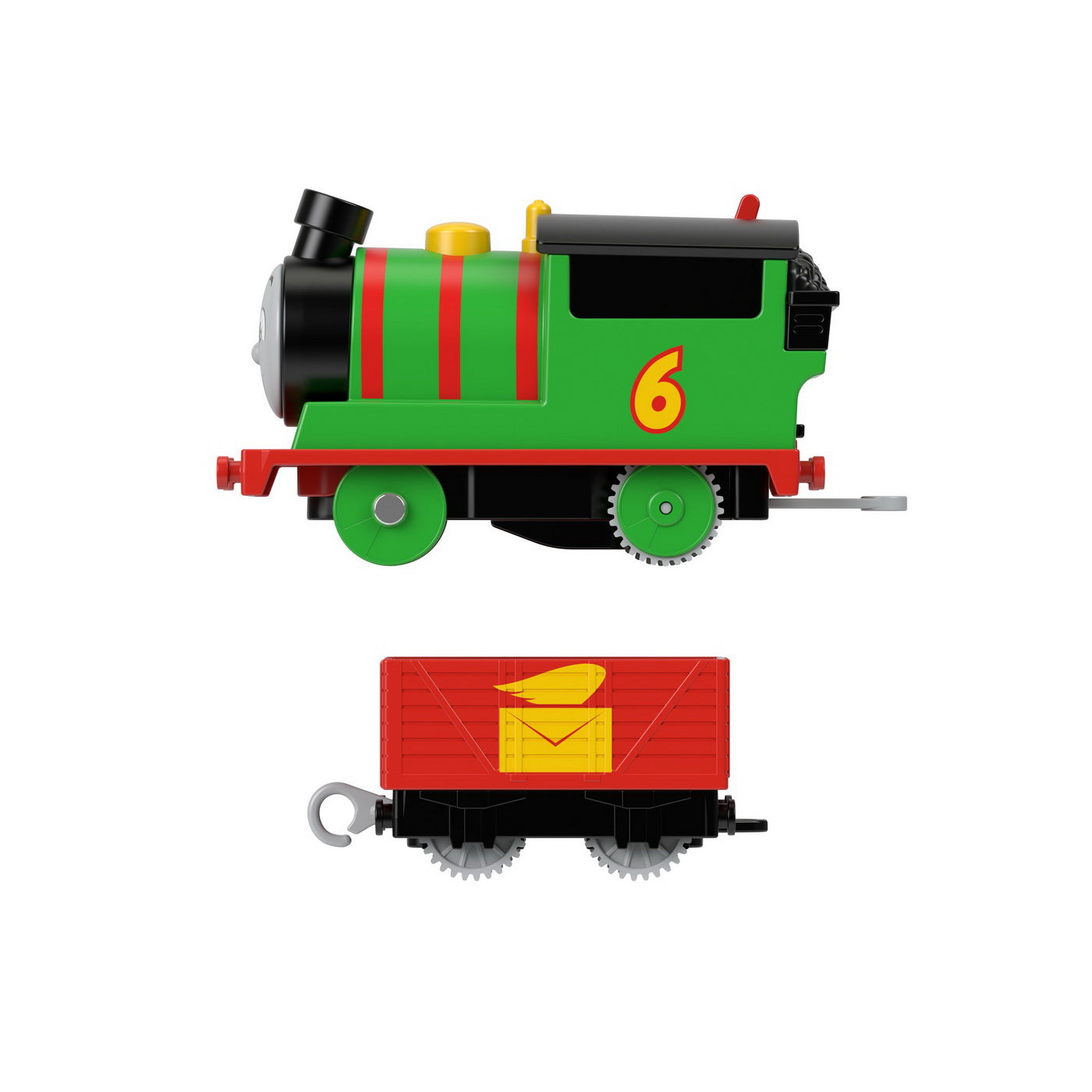 Thomas locomotiva motorizata percy cu vagon